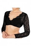Generisch 1 pièce pour femme - Avec armatures - En dentelle - Élégant - Noir - Pour la fête de la bière - Lingerie sexy - Por