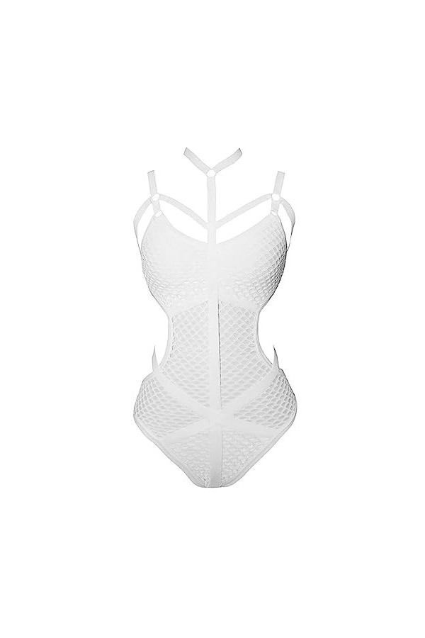 Lingerie Femme Sexy Ensemble Homme Sexy Hot y20.k Ultra Thin Sexy Fashion Mesh See Through Strap Sexy Lingerie Jumpsuit La Li