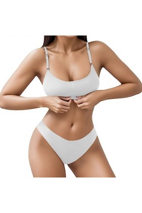 Ensemble de lingerie sexy pour femme confortable et sexy sans anneaux en acier, couplé avec un ensemble de sous-vêtements sex