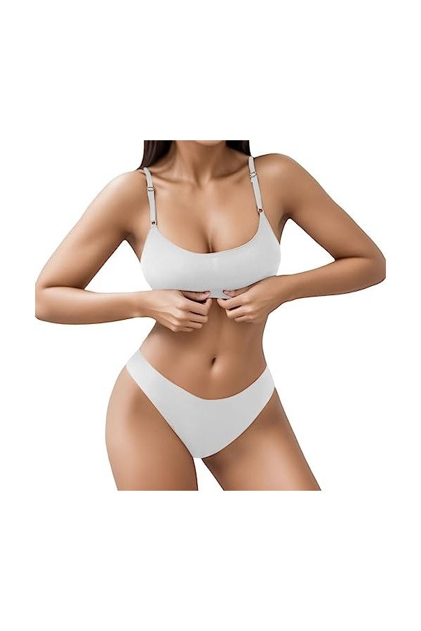 Ensemble de lingerie sexy pour femme confortable et sexy sans anneaux en acier, couplé avec un ensemble de sous-vêtements sex