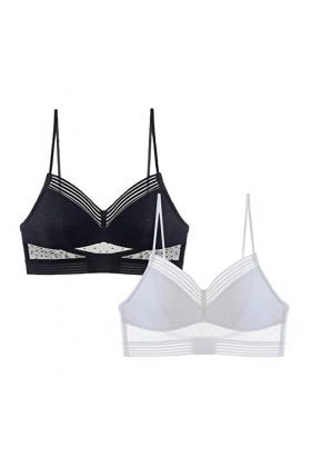 Générique Lingerie Sexy pour Femme 2PCWomens sans anneau en acier sous-vêtements français Sexy dos ouvert beau dos en forme d