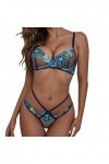 VIRACIN Nuisette Sexy Femme Sensuelle sous-vêtements Amusants pour Femmes Sexy See Through Anneau en Acier Sling Shaping Spli