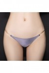 FUBESK String sexy pour femme - Taille basse - Lingerie réglable pour femme - Charmante sangle réglable