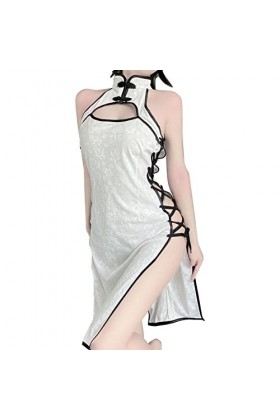 Lingerie Femme Sexy Ensemble Homme Sexy Hot y*2k Lingerie Sexy pour Femme Chemise De Nuit Mince en Velours Vintage Translucid