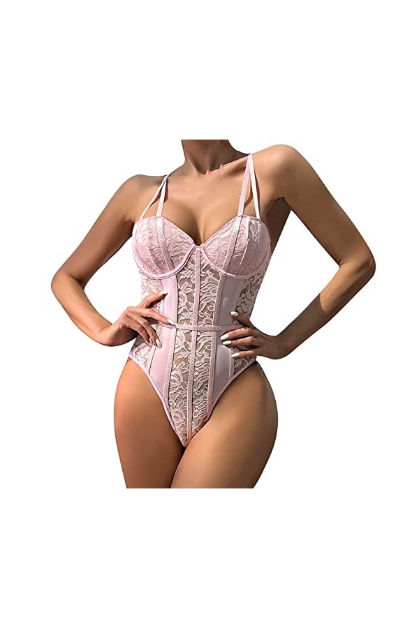 Lingerie Erothique Sexy Slutty Hot Harnais Robe Ouverte Teddy Lingerie Erotisme Night Wear Grande Taille Nuit Body Sexy Chemi