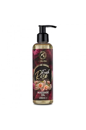 Huile de Massage Sensuel 500ml - Mélange dHuiles Essentielles Jojoba - Amande - Ylang Ylang - Bois de Santal - Pamplemousse 