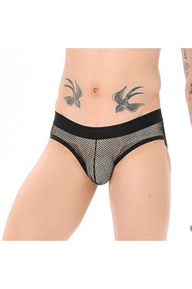Slips pour Hommes Culottes à Grille Sexy pour Hommes Slips de Ceinture Arc-en- sous-vêtements Amusants Costume Sexy