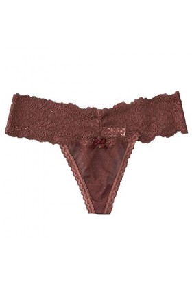 HELLORSOON String Ficelle Femme,Sexy Séduction Ouvertures Provocantes Échancré Culotte en Dentelle Shorty pour Femme