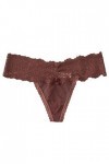 HELLORSOON String Ficelle Femme,Sexy Séduction Ouvertures Provocantes Échancré Culotte en Dentelle Shorty pour Femme