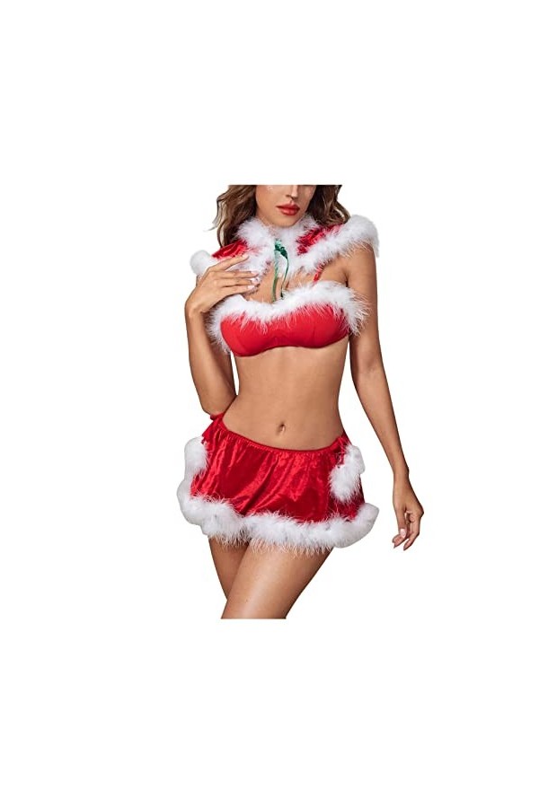 Femme sous-Vetements Sexy Ensemble Soutien Gorge et String 2 Pièce Lingerie Sexy Ensemble Dentelle Vêtements De Nuit Erotique