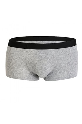 Yorggvel Sous-vêtements pour homme Sex Solid Boxer sans couture en soie glacée Slip Slip Slip Homme Sexy Slips érotiques Slip