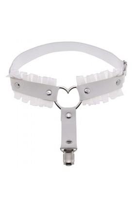 Printemps et été Harajuku punk Love forme cortical cuisse anneau simple hip-hop danse dentelle dentelle jambe anneau cheville