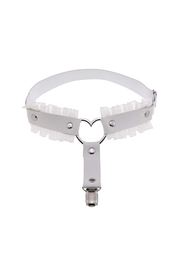 Printemps et été Harajuku punk Love forme cortical cuisse anneau simple hip-hop danse dentelle dentelle jambe anneau cheville