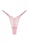 HELLORSOON String Ficelle Femme,Sexy Transparent Maille Transparente Romantique Body Lingerie Shorty pour Femme