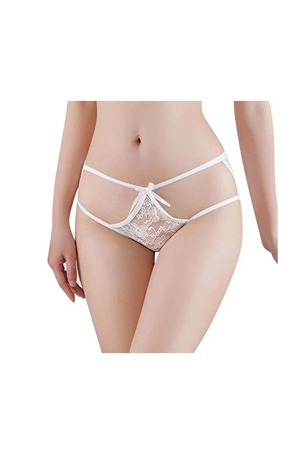 HELLORSOON String pour Femme,Sexy Coquin Maille Transparente Absorbant Robe Sexy Shorty pour Femme