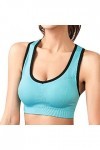 Zannycn Bra Soutien-gorge de grossesse sans armatures pour femme, bleu, XXL