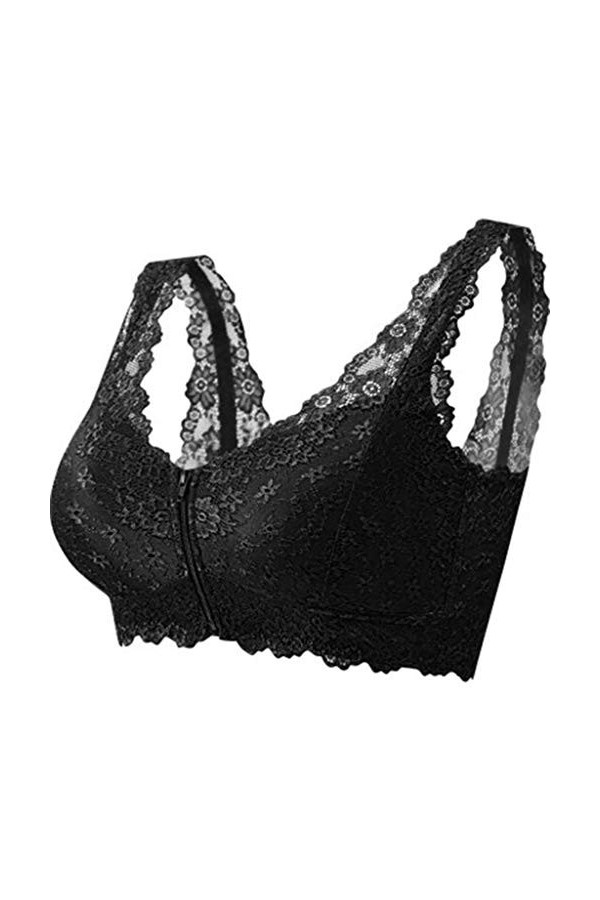 Générique Ensemble Sexy Lingerie Large Avant Large Wire- Extra-Elastic Fermeture réglable pour Femmes Sleep Sleep Lace Linger