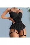 Générique Femmes Crochet Dentelle Grande Taille Culotte Nuit Tenue Sexy Lingerie Érotique Sensuelle Coquine Sexy Vêtements de