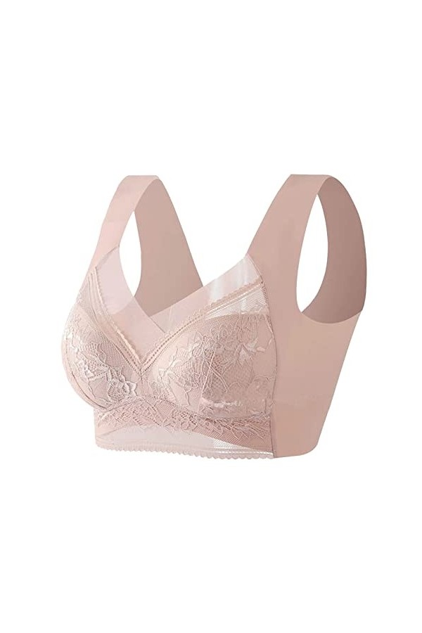 Lingerie Femme Sexy Ensemble Homme Sexy Hot y26k Femmes pleine coupe mince sous-vêtements grande taille sans fil sport soutie