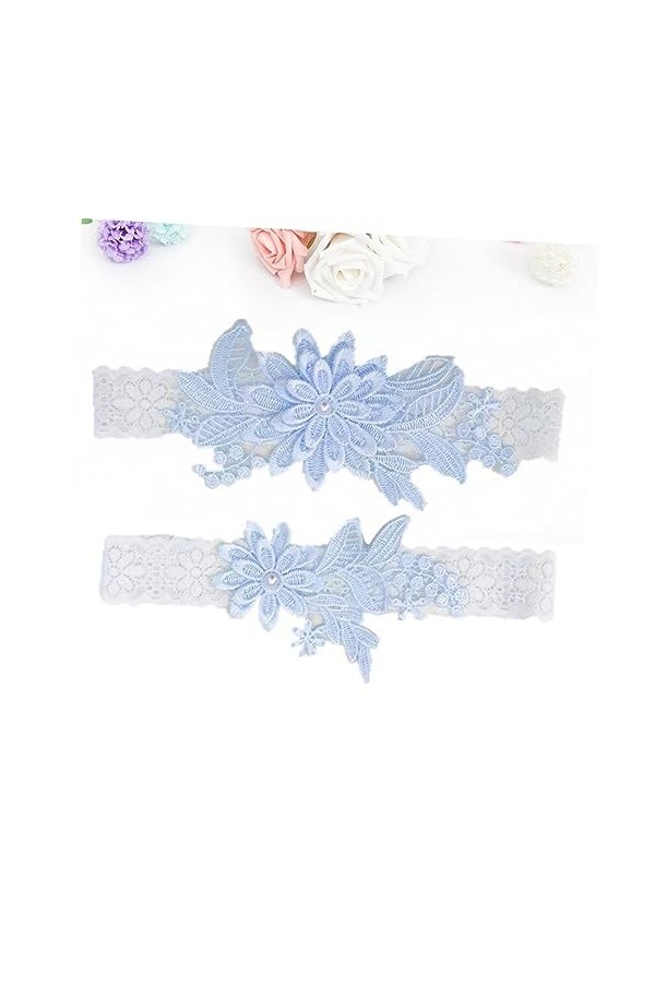 GALPADA 2 Pièces Jarretières De Mariage Mariée Jambe Jarretière Mariage Jambe Jarretière Dentelle Mariée Jarretière Jambe Orn