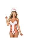 LKRSEEF Tenue Infirmiere Pute Uniforme Adulte Coquine Hot Ouverte Naughty Tablier Chambre Hot Hard Sexy Dress Babydoll Coquin