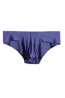 Yorggvel Sous-vêtements pour homme - Culotte sexy en soie glacée sans couture - Sous-vêtements pour homme - Sous-vêtements ér