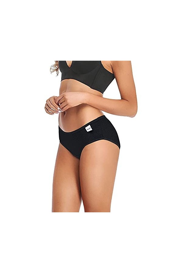 MKIUHNJ Corset à lacets Tangas Culotte Sexy Bikini Slip Sous-vêtements Culotte Femme 5 Lingerie Sexy Enceinte, Noir , M