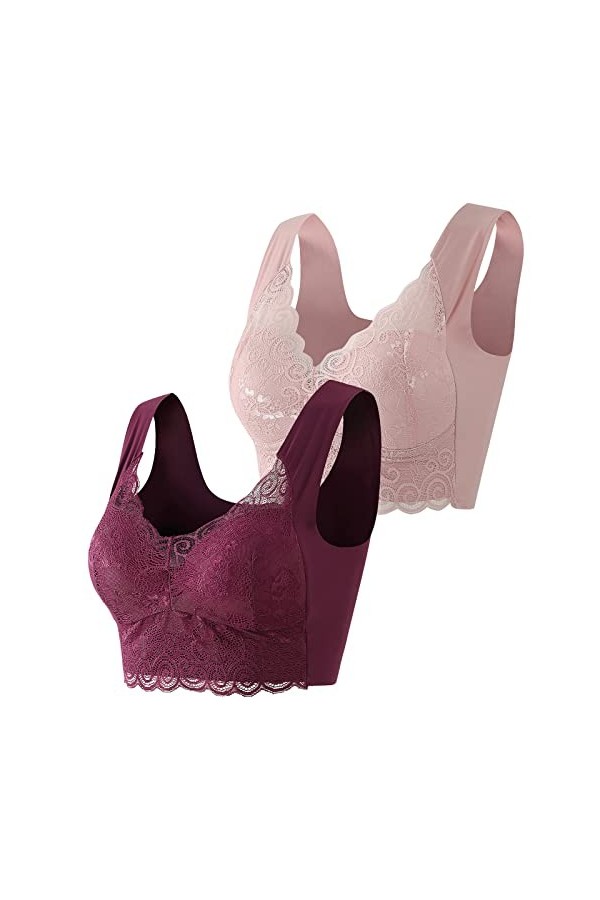 Soutien-gorge en dentelle - Grande taille - Soutien-gorge pour femme - Sous-vêtements - Sexy - Grand soutien-gorge tubulaire 