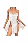 Lingerie Nuisette Femme Sexy Lingerie Babydoll Erothique Uniforme Sexy Robe Transparente Tenu Sexy Hot Nuisette Sexy Sensuell