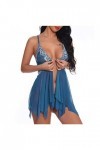 Tenue Sexy Femme Tenu Sexy Hot Dessous Sexy Sexy Lingerie Babydoll Erothique Combinaison Resille Mini Jupe Sexy Satin Uniform