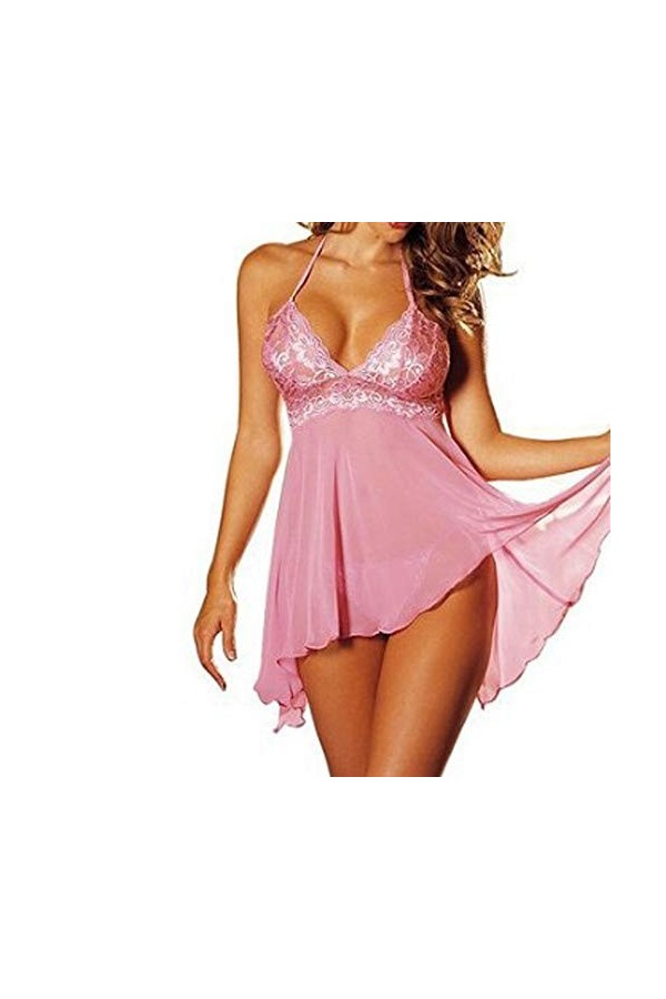 Robe De Nuit Femme Sexy Uniforme Sexy Robe Sexy Chic Lingerie Sexy Nuisette Sexy Erothique Sexy Lingerie Babydoll Grande Tail