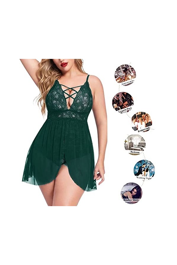 Lingerie Sexy Femme Coquine Hot Sexy Bodysuit Femmes Sexy élastique Grande Taille Sexy Extensible avec de Faux sous-vêtements