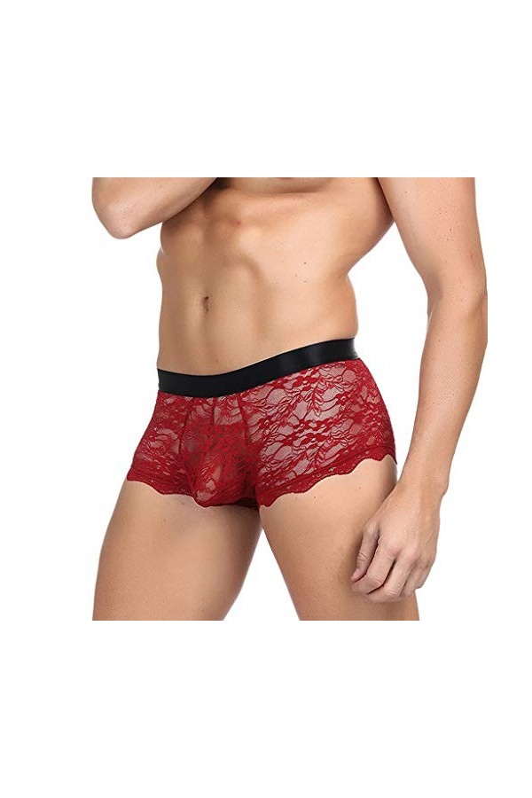 LKRSEEF Cosplay String Gay Erotique Transparent Tenue Coquin Travesti Sexy Hot Lingerie Corset Bondage Ouvert Slip Bretelle M