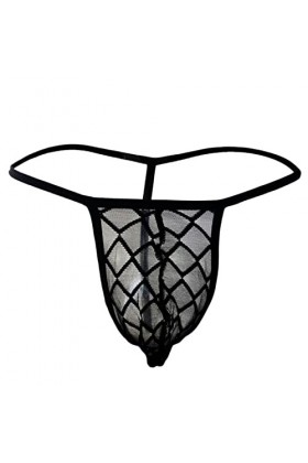 LKRSEEF Chic Lingerie Homme Adulte Cosplay Sexy Hot Tenue Sissy Transparent Erotique Shorty Travesti Slip Ouvert Bondage Bret