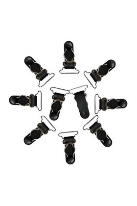 20pcs Femmes Porte-jarretelles Sangles Poignées Bas Jarretelles Crochets Blanc + 26mm