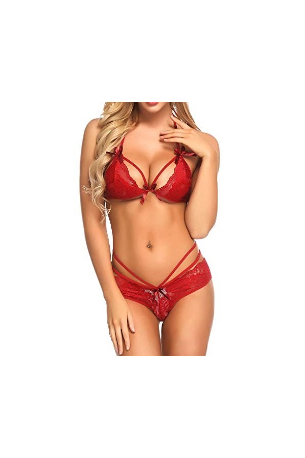 Lingerie Sexy Femme Coquine Hot sous Vêtement Erothique Sexy Lingerie Culotte Femme Dentelle Ensemble Lingerie Feminine Sexy 