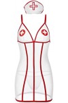 Costume Femme Lingerie Infirmière Uniforme Cosplay Set Tenue Moulante Infirmiere SM 