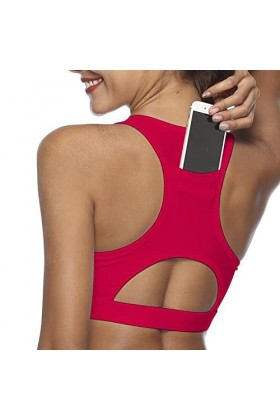 HANXIULIN Soutien-gorge rembourré pour femme - Dos nageur - Doux et confortable - Lingerie pour femme, c, S