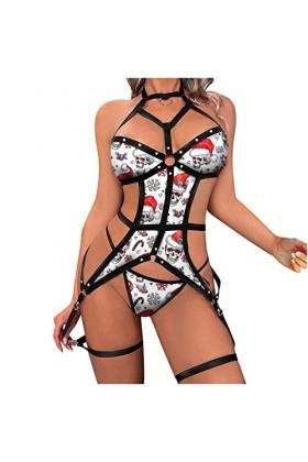 Générique Lingerie Sexy en Dentelle Nuisette Femme Maille Ouverte Lingerie et Vêtements Sexy Corset Sexy Femme Érotique Costu