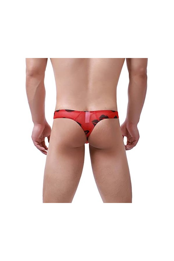 Sous-vêtements sexy pour homme - Sous-vêtements élastiques et à séchage rapide - Sous-vêtements sexy - Confortable - Taille b