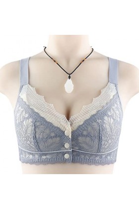 HANXIULIN Soutien-gorge en U profond pour femme - Soutien-gorge à armatures - Rembourré - Sous-vêtements push-up - Doux et co