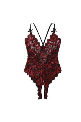 Fulidngzg Sous-vêtements sexy érotiques pour femme - Grandes tailles - Lingerie sexy - Lingerie avec trou ouvert - Nuisette e