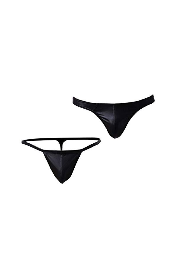 Sharplace 2x T-Back String Hommes Slips Lingerie Fantaisie Thongs Underwear