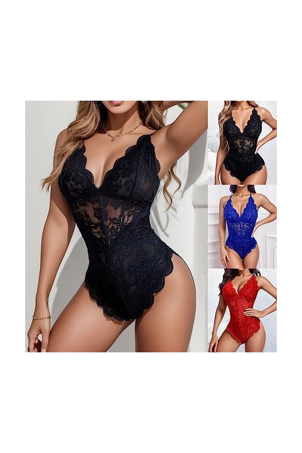 Lingerie Sexy Femme Coquine Hot sous Vêtement Erothique Sexy Dentelle Chemise De Nuit Ensemble Lingerie Feminine Sexy Lingeri