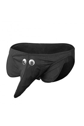 Papapai String sexy pour homme avec motif éléphant, Noir , taille unique