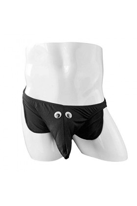 Papapai String sexy pour homme avec motif éléphant, Noir , taille unique