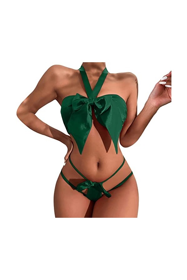 Latex Sexy Lingerie Femme Ensemble Lingerie Body Femme Sexy Chic Lingerie Et Vêtements Sexy Bodysuit Ensembles de Pyjamas à V