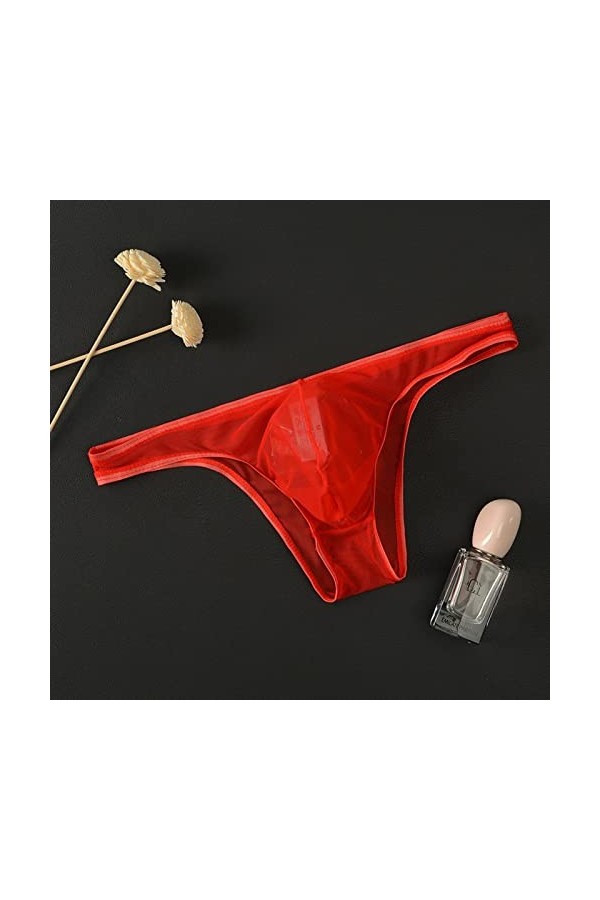 Sous-vêtements sexy - Doux et respirant - Sous-vêtements pour homme - Sous-vêtements de sport confortables - Taille basse - S