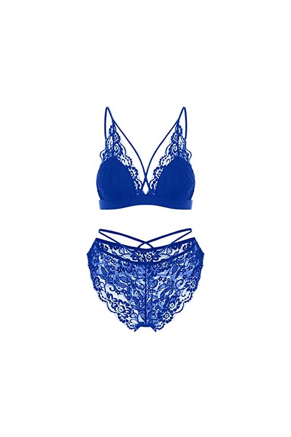 Lingerie Sexy Femme Coquine Hot Lingerie Dentelle Sans Armature Sous Vêtement Erothique Sexy Culotte Ensemble Lingerie Femini