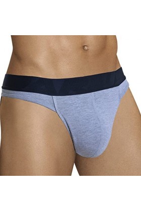 ARIUS String en coton pour Homme Sexy Gris - String Homme - String String Fil Hommes Sensuel - g-String Chevalier, gris, S